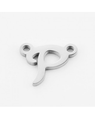 Oceľový prívesok písmeno - iniciála