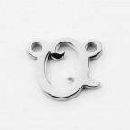 Oceľový prívesok písmeno - iniciála