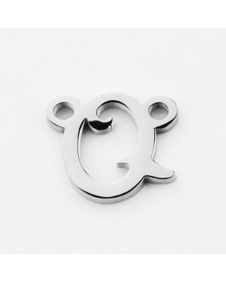 Oceľový prívesok písmeno - iniciála