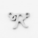 Oceľový prívesok písmeno - iniciála