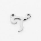 Oceľový prívesok písmeno - iniciála