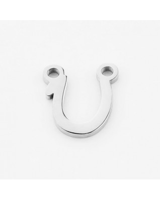 Oceľový prívesok písmeno - iniciála