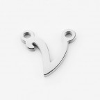 Oceľový prívesok písmeno - iniciála