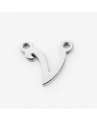 Oceľový prívesok písmeno - iniciála