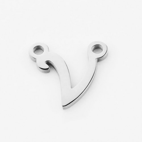 Oceľový prívesok písmeno - iniciála