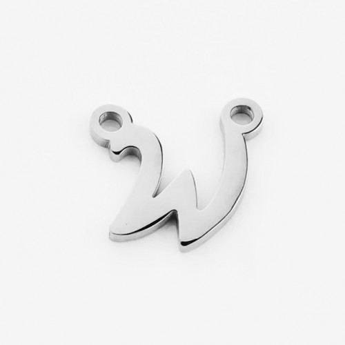 Oceľový prívesok písmeno - iniciála