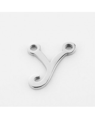 Oceľový prívesok písmeno - iniciála