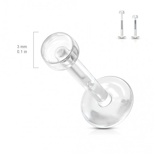 Piercing dobrady - labreta BioFlex