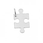 Strieborný prívesok puzzle