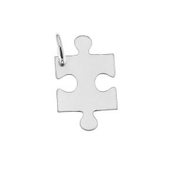 Strieborný prívesok puzzle