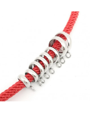 Navliekacia oceľová korálka pre prívesok