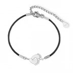 Strieborný náramok detskej stopy