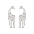 Oceľové náušnice ŽIRAFY