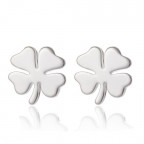 Oceľové náušnice ŠTVORLÍSTKY