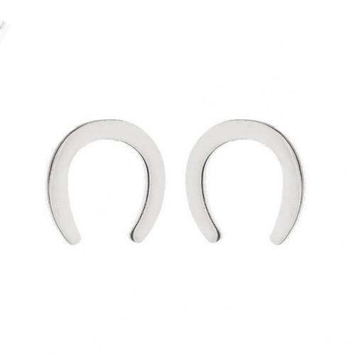 Oceľové náušnice PODKOVY