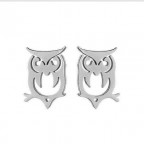 Oceľové náušnice SOVIČKY