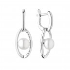 Perlové náušnice s prírodnými perlami