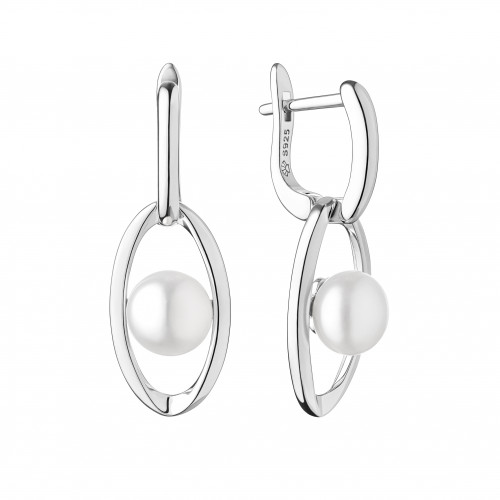 Perlové náušnice s prírodnými perlami