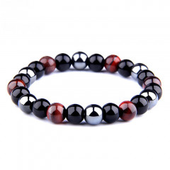 Korálkový náramok červené tigrie oko