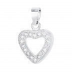 Strieborný prívesok srdiečko