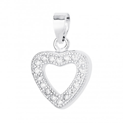 Strieborný prívesok srdiečko