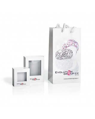 Červený náramok proti uhranutiu s okrúhlym zirkónom