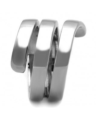 Extravagantný oceľový prsteň