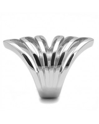 Extravagantný oceľový prsteň