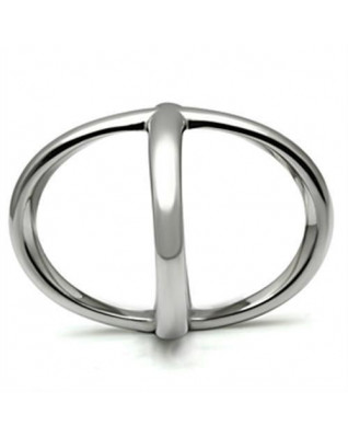 Extravagantný oceľový prsteň