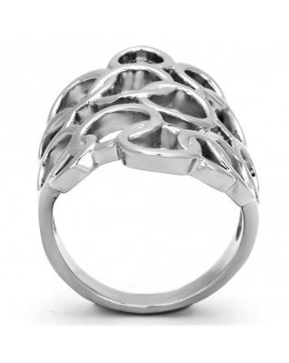 Oceľový prsteň dekorovný krúžky