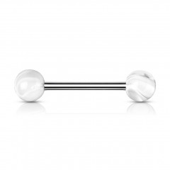 Piercing do jazyka akrylát
