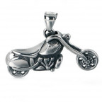 Oceľový prívesok - motorka chopper