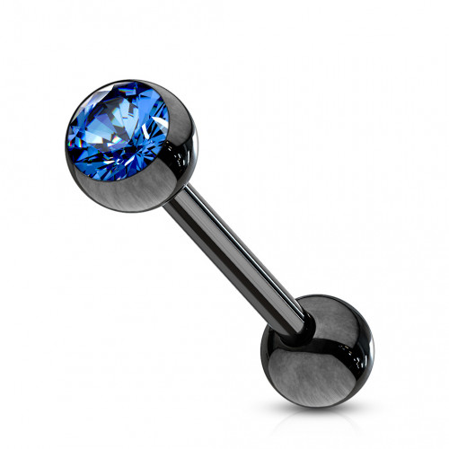 Piercing do jazyka čierny