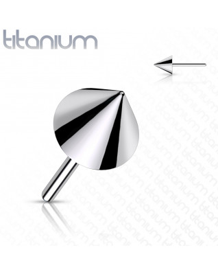 Hrot na PUSH IN piercingu TITAN