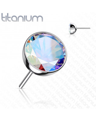 Kamienok k PUSH IN piercing do nosa TITAN