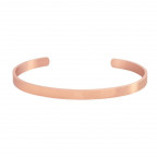 Oceľový náramok s rytinou textu, šírka 5 mm