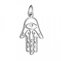 Oceľový prívesok hamsa