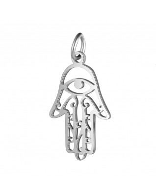 Oceľový prívesok hamsa