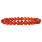 Korálkový náramok červený Opalit