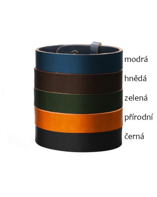 Dámsky kožený náramok prírodný