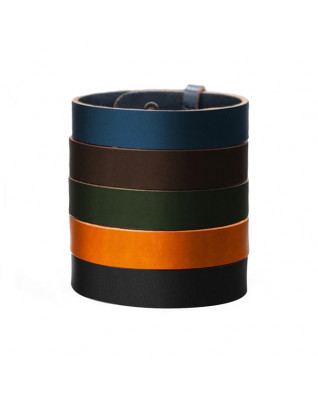 Pánsky kožený náramok modrý