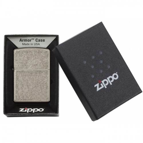 ZIPPO zapaľovač ARMOR® ANTIQUE SILVER PLATE