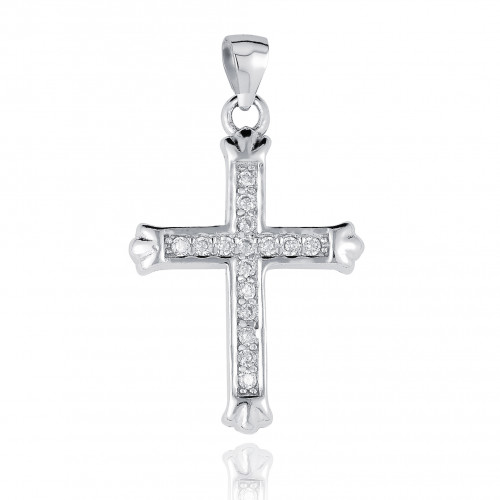 Strieborný prívesok krížik