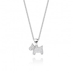 Strieborný náhrdelník so psíkom