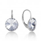 Strieborné náušnice so zirkónmi