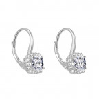 Strieborné náušnice so zirkónmi