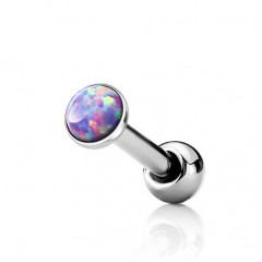 Cartilage piercing do ucha, opál fialový