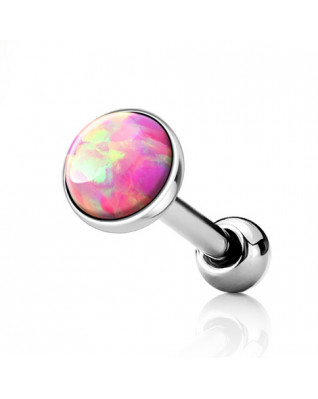 Cartilage piercing do ucha, opál ružový