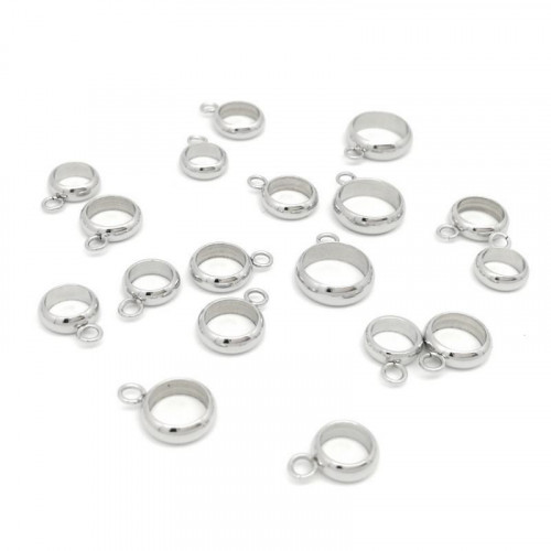 Navliekacia oceľová korálka pre prívesok