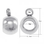 Navliekacia oceľová korálka pre prívesok